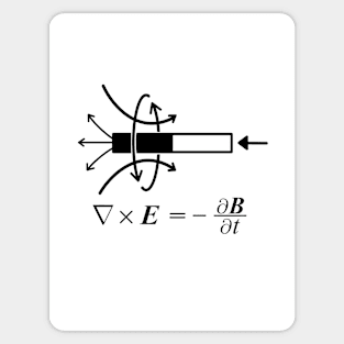 Maxwell Equation 3 Sticker